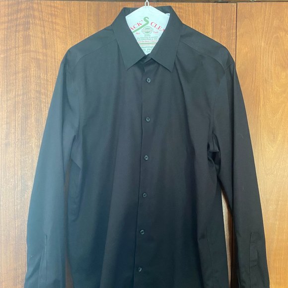 Calvin Klein Slim Fit Men's Dress Shirt Performance non-iron 16 32/33 - Picture 1 of 4